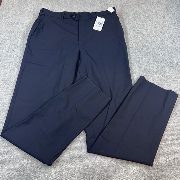Murphy & Hartelius Austin Pilot Uniform Pants Mens 38 R Navy Blue NWT UNHEMMED - Picture 1 of 8